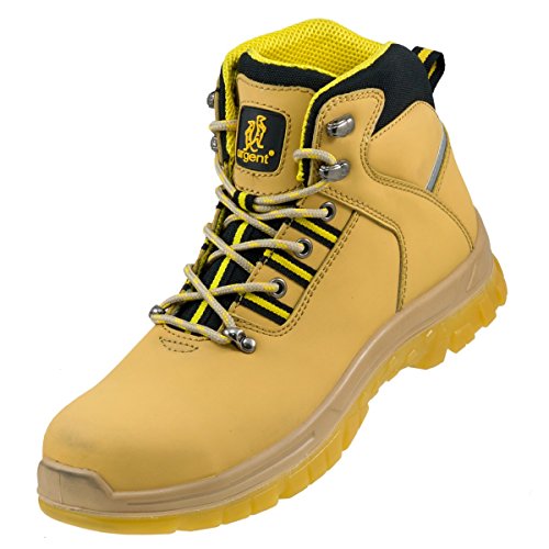 Arbeitsschuhe URGENT 124 S1 GELB Sicherheitsschuhe Arbeitsschuhe Stiefel