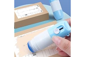 FIENZA Thermische Papier-Korrekturflüssigkeit mit Auspackmesser Thermal Paper Correction Fluid Thermische Papierkorrekturflüssigkeit Thermopapier-Korrekturflüssigkeit Datenschutzflüssigkeit Sichtschutz (1PC)