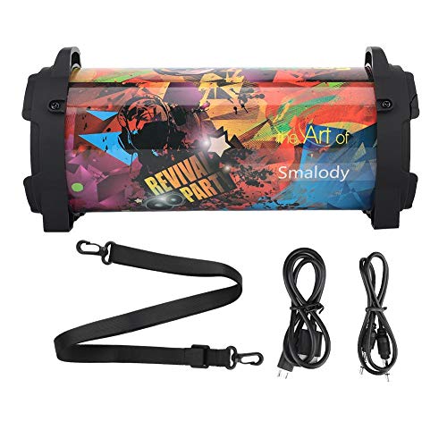 Preisvergleich Produktbild Alomejor Bluetooth Lautsprecher Drahtlose Bunte Tragbare Reise Boombox mit Wiederaufladbaren Kabel für Home Outdoor Radfahren Home Party