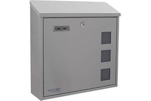 Rottner T06048 Muro zamek cylindryczny do skrzynki pocztowej stal nierdzewna, edelstahl