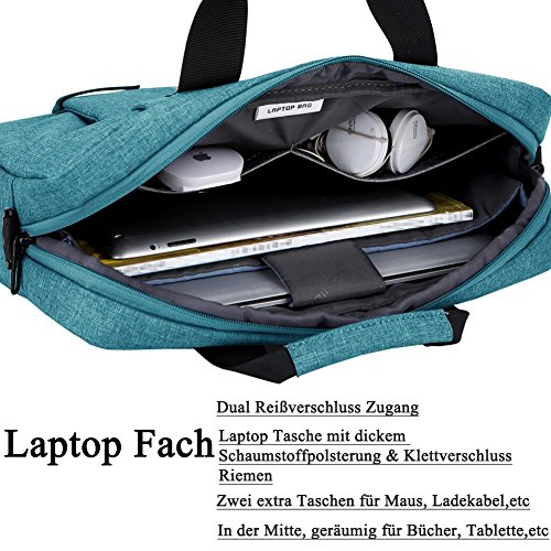 Laptop Tasche 15 6 Zoll  BRINCH stilvoll Nylon Laptop Messenger Bag Umh  ngetasche Schultertasche Aktentasche f  r 15-15 6 Zoll Laptop   Notebook   Ma