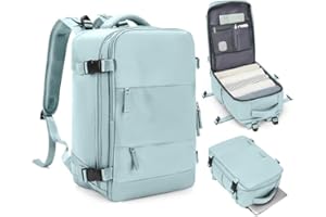 HPLQQ Mochila Viaje Cabina Avion 40x20x25 para Ryanair Mochilas para Mujer Bolsa de Cabina Equipaje de Mano Cabina Avion para Mochila de Senderismo Mochila Impermeable Cabina Mochila