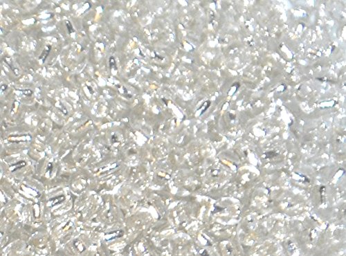 Markylis - 30g Glass Silver LIned Seed Jewellery Crafts Beads - 2mm - Topaz