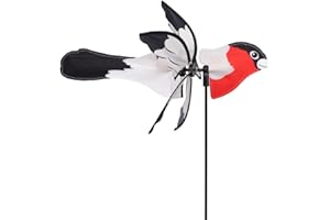 CIM Girouette Petite 2 en 1 GIMPEL - Ø31cm x 41cm x 90cm - INCL. Tige de Fixation en Fibre de Verre et système de Suspension