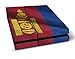 Produktbild atFoliX Designfolie kompatibel mit Sony Playstation 4 Mongolei Flagge Skin Aufkleber