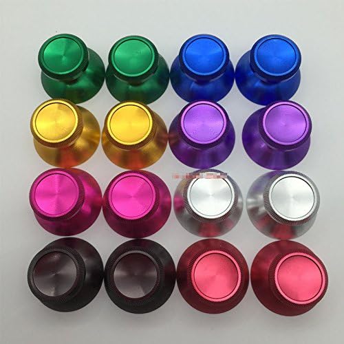 Laixing 2PCS Aluminum Metal Analog Thumbsticks for PS4 Controller Dualshock 4