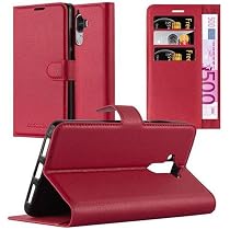 Cadorabo Leder-Handyhülle Für Huawei Mate 9 – Flip Case Mit Kartenfächern, Standfunktion & Magnetverschluss
