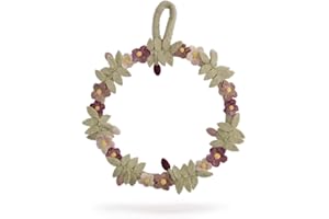 ‎ÉN GRY & SIF Èn Gry & SIF Filz Türkranz Blüten & Blümchen I Deko Kranz zarte Farben I Ganzjährig I Handmade, Frühlingskranz I ⌀ 25cm