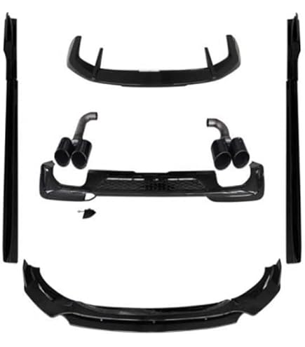Aileron Avant Sport BMW X3 X4 G01 G02 2018-2023 - Kit Pare-Chocs Noir Brillant