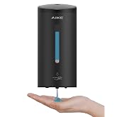 AIKE Classic Automatic Soap Dispenser, 750 ML Liquid Wall, Stainless Steel Finish, AK1205E
