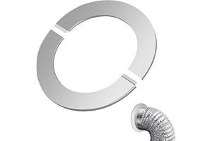 Delsen Cubierta de Tubo de Acero Inoxidable,Collares de Tubería, Embellecedor para Radiadores,Cubierta para Tubos de Radiador,Cubiertas para Tuberías de Agua 100mm