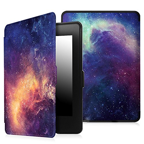 Fintie Kindle Paperwhite Hülle - Die dünnste und leichteste Smartshell Case Schutzhülle Tasche mit auto Sleep / Wake für den neuen Kindle Paperwhite 2016 (mit 300 ppi-Display, 6 Zoll, und integrierter Beleuchtung) und alle Modelle von 2012, 2013, 2014, 2015, Die Galaxie