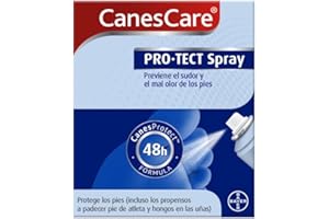 CanesCare Protect Spray Desodorante Pies, Reduce el Sudor Excesivo y Elimina el Mal Olor, Protección de Larga Duración, 150 ml