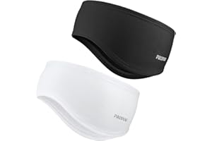 PROPOG Cache Oreille Femme Homme, 3 Pièces Chaleureux Bandeau Hiver Femme Confortable Elastique Bandeau Cheveux Homme Sport Headband Idéal pour Sports Ski Course à Pied Cyclisme