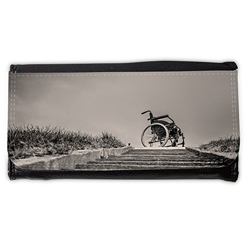 Preisvergleich Produktbild Portemonnaie Geldbörse Brieftasche / / M00292265 Rollstuhl Einsame Physical Krankenhaus / / Large Size Wallet