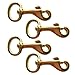 Produktbild Sharplace 4 Stück Pack 56mm Messing Swivel Karabinerhaken Schlüsselanhänger Wirbelkarabiner