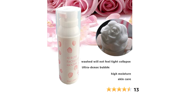 3d rose foam cleanser