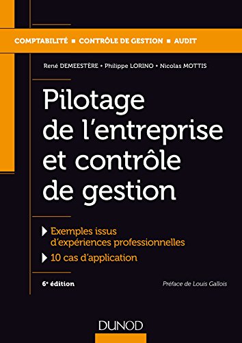 Pilotage de l'entreprise et contrôle de gestion 