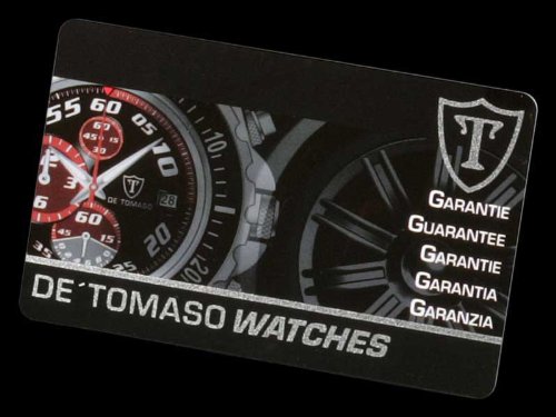 DETOMASO San Remo Men's Automatic Watch with Black Dial Analogue Display and Silver Stainless Steel Bracelet Dt1025-A