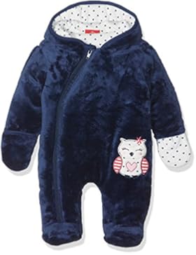 SALT AND PEPPER Baby-Mädchen Strampler Nb Jumpsuit Happy Plüsch