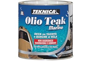 CONSORZIO TEKNICA Olio teak Marine TEKNICA- 750 ML (non forma pellicola e non sfoglia)
