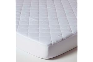 ‎HOMESCAPES HOMESCAPES Wasserdichter Matratzenschoner 180x200 cm gepolstert, Matratzenauflage mit Spannumrandung, Matratzenschutz waschbar & hypoallergen