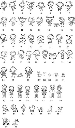 Schiefertafel mit Lasergravur Namensschild Familie und Ihr Namenwunsch - 2