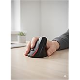 Ergonomik Sessiz Kablosuz Mouse &ndash; 2.4G Bağlantı | 1600 DPI | Siyah Siyah Tek Ebat