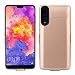 Produktbild Lusenbo Battery Case for Huawei P20 Pro Akku Hülle, 6000mAh Wiederaufladbar Erweitert Akku-Ladekoffer Tragbar Power Bank Schützend Abdeckung Aufladefall Verlängert Backup - Golden