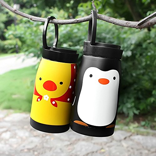 UPSTYLE Vakuum Cup Multifunktions Kinder Edelstahl Wasser Flasche mit Trinkhalm Lovely Muster Kinder thermoses, 8.79oz, SC011 - 8