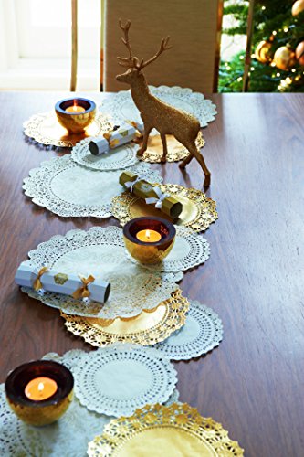 Talking Tables PPG-DOILY Party Porzellan Gold Doilies, Pappe, mehrfarben, 6.28 x 27 x 1.0 cm - 2