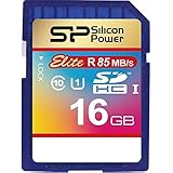 Silicon Power 16GB SDHC R85MB/s C10 UHS-1 Elite Memory Card (SP016GBSDHAU1V10)