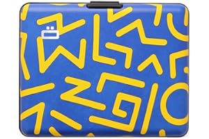ÖGON Smart Wallets - Portefeuille en Aluminium Big Stockholm - Format Carte d'identité et Permis de Conduire - Porte-Cartes Anti-RFID - Capacité 10 Cartes et Billets