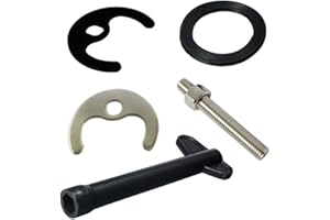 SPORTARC Monoblock Waschbecken & Spülbecken Mischbatterie Wasserhahn Klemme Halterung Kit 1 Bolzen M12 Wasserhahn Befestigungsset Bolzen Unterlegscheibe Schraubenschlüssel Platte Set