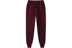 GÉNÉRIQUE Pantalon de Jogging Femme Sweatpants Taille Élastiqué avec Poches Pantalons de Survêtement Mode Sport Uni Sarouel Jogging Pantalon Workout Training Chaud Pants Automne Hiver 2025