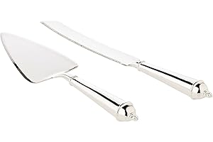 B007C0XSUA EDZARD Pelle à gâteau et couteau à gâteau, argenté, résistant au ternissement, Longuer 32 cm (Couteau à gâteau) et 28 cm (Pelle à gâteau) Beispiel: Baskets bleues Adidas