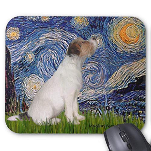 Preisvergleich Produktbild Jack Russell 5 - Starry Night Mouse Pad 18×22 cm