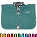 Produktbild Sterntaler Bade Poncho bestickt mit Namen für Baby & Kinder, Badetuch, Badeponcho, Kapuzenbadetuch, Handtuch mit Ärmeln und Kapuze, Serie 2019, Junge (Kuschelzoo Elefant, Eukalyptus Grün)