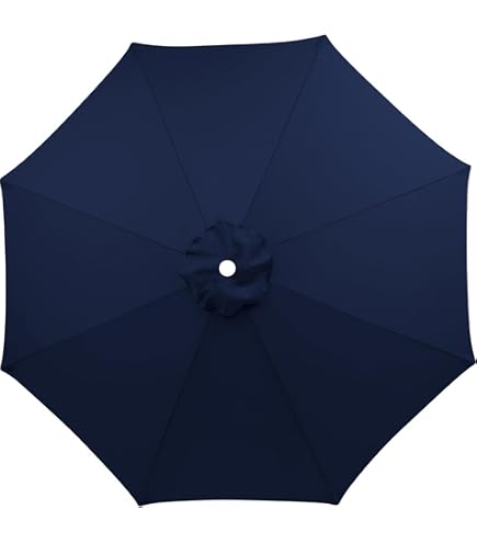 Toile De Rechange Pour Parasol Déporté ZYXQQJ – 4x3 M Rectangulaire, 8 Baleines, Polyester, Bordeaux, Vert, Kaki, Beige