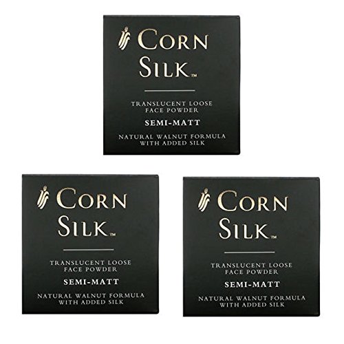 Three Pack Corn Silk Loose Face Powder Semi Matt 3x12G