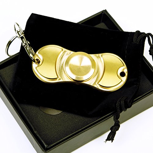 DUEBEL Fidget Spinner EDC Hand Spinner ADHD Focus Toy Ultra Durable High Speed 4+ Mins Spins Precision Brass Metal Material (Gold) DUEBEL Fidget Spinner EDC Hand Spinner ADHD Focus Toy Ultra Durable High Speed 4+ Mins Spins Precision Brass Metal Material (Gold)