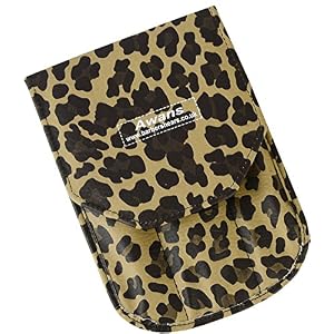 Awans Professional Hairdressing Barber Scissors Set Hairdressing Scissors 5.5", Thinning Scissors 5.5", Thinnig Razor- Leopard Skin Pattern + Free Pouch - Image 4