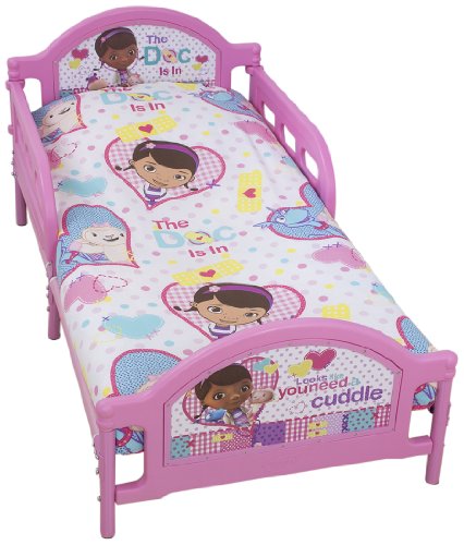 Character World - Letto per Bambini, Motivo: Disney Dottoressa Peluche, Colore: Multicolore