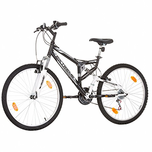 26 Zoll CoollooK EXTREME Fahrrad Fully Full Suspension Mountainbike MTB, Rahmen 43 cm, 18-GANG Schaltung mit Beleuchtung nach STVO EU-PRODUKT - 6