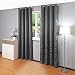 Produktbild Gräfenstayn Ösenvorhang / Dekoschal Jacquard Ranke 140x245 cm – blickdicht– Vorhang Gardine (Grau)