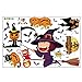 Price comparison product image IZHH Halloween Party Wall Sticker Decoration, Witch Background Wall Mural Decor Indoor Home Decoration Removable Door And Window Sticker