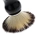 Anself Nylon Shaving Brush Men's Mustache Brush Safety Barber Razor Brush Black Handle Male Shaving Beard Cleaning Tool