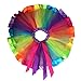 Produktbild Pixnor Mädchen geschichteten Regenbogen Tutu Rock Tanz Kleid Ruffle Tier Nachmittagskleid Größe M