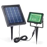 Lichtfarbe RGB rot, grün und blau - Wahlweise Betrieb im Dauerlicht oder im Wechsellicht möglich. Insgesamt 30 RGB LED verbaut