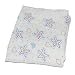 6x Muslin Squares 100% Cotton Heart And Blue Star 70 x 70 cm
